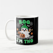 Halloween Two Birthday Boo Im Two Groovy Birthday Kaffeetasse (Links)
