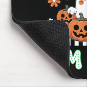 Halloween Two Birthday Boo Im Two Groovy Birthday  Mousepad (Ecke)