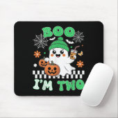 Halloween Two Birthday Boo Im Two Groovy Birthday Mousepad (Mit Mouse)