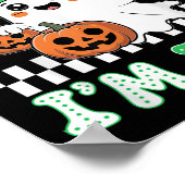 Halloween Two Birthday Boo Im Two Groovy Birthday Poster (Ecke)