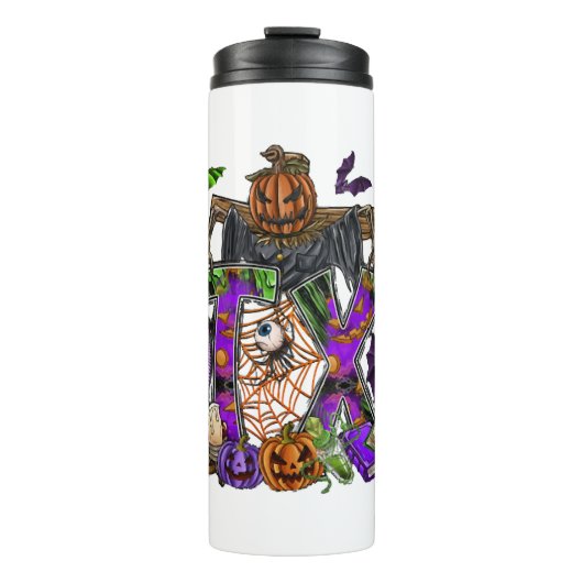 Halloween Tx Thermosbecher (Vorderseite)