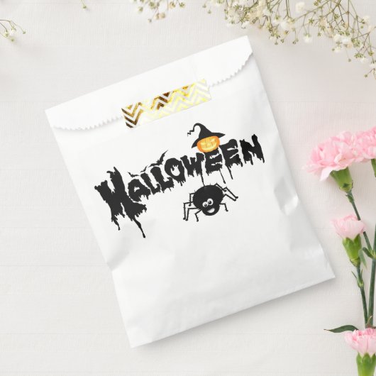 Halloween Typografie Geschenktütchen (Versiegelt)