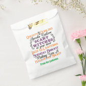 Halloween Typografie Goodie Bag- Halloween-Sprichw Geschenktütchen (Versiegelt)