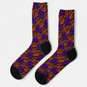 Halloween Typografie Socken (Linkes Detail)