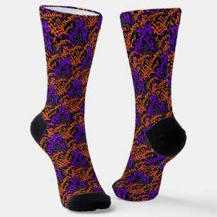 Halloween Typografie Socken