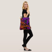 Halloween Typografie Tasche (Am Model)