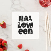 Halloween Typography Serviette (Beispiel)