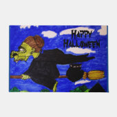 HALLOWEEN UGLY WITCH AUF IHREM RAUM FUßMATTE (Vorderseite)