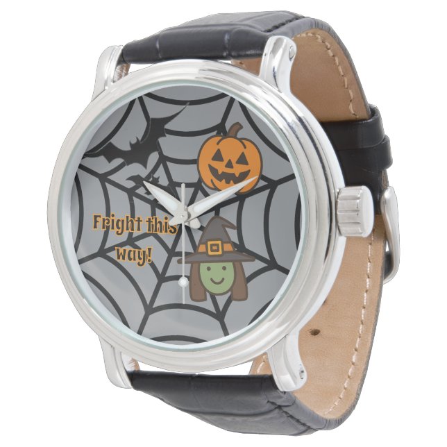 Halloween-Uhr Armbanduhr (Schrägansicht)