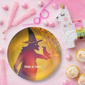 Halloween und Black Bird Trick oder Tweet Pappteller (Party)