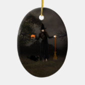 Halloween und Black Cat Ornament (Vorne)