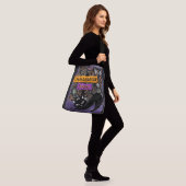 Halloween und Black Cat Tote Tasche (Am Model)