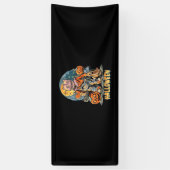 Halloween und Cat Banner (Vertikal)
