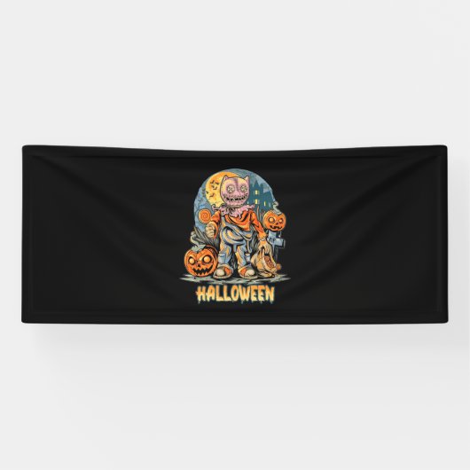 Halloween und Cat Banner (Horizontal)