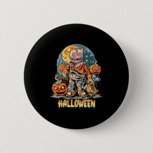 Halloween und Cat Button