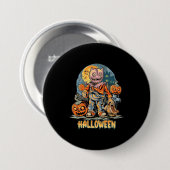 Halloween und Cat Button (Vorne & Hinten)