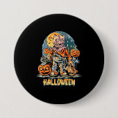 Halloween und Cat Button (Vorderseite)