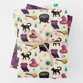 HALLOWEEN UND FALL-KREEPY-PATTER GESCHENKPAPIER SET (Beispiel)