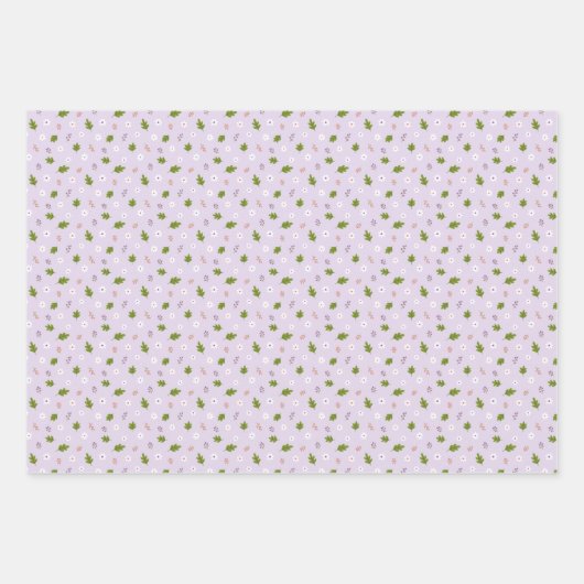 Halloween und Fall Patterns Geschenkpapier Set (Vorderseite 2)