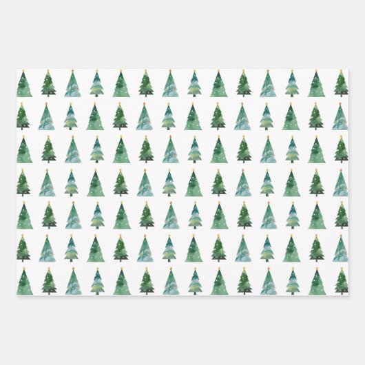 Halloween und Fall Patterns Geschenkpapier Set (Vorderseite 3)