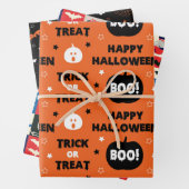 HALLOWEEN UND FALLMUSTER GESCHENKPAPIER SET (Beispiel)