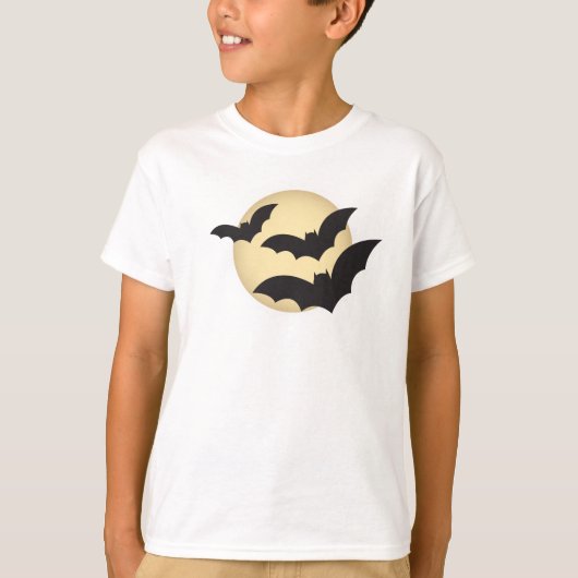 Halloween und Fledermäuse T-Shirt (Vorderseite)