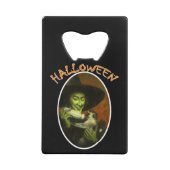 Halloween und fliegender Affe Geldbeutel Flaschenöffner (Rückseite)