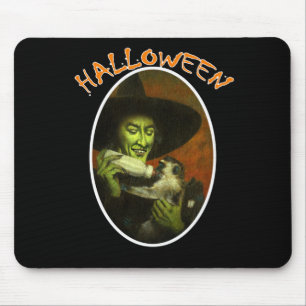 Halloween und fliegender Affe Mousepad