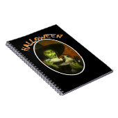 Halloween und fliegender Affe Notizblock (Rechte Seite)