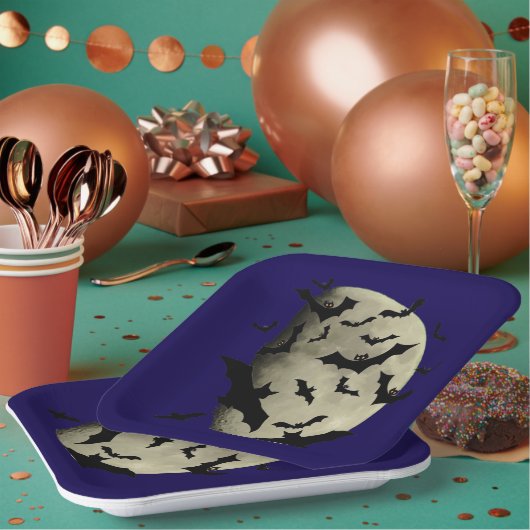 Halloween und Haunting Moon Pappteller (Multi)