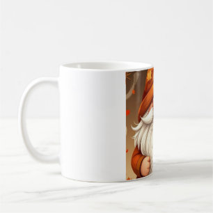 Halloween- und Herbst-Grußkarte Kaffeetasse