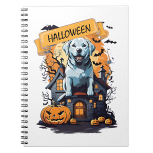 HALLOWEEN UND HUND NOTIZBLOCK