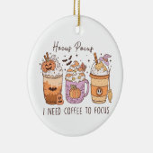 Halloween und Kaffee Keramik Ornament (Rechts)