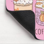 Halloween und Kaffee Mousepad (Ecke)
