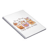 Halloween und Kaffee Notizblock (Rechte Seite)