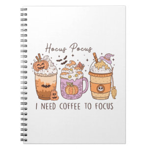 Halloween und Kaffee Notizblock