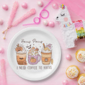 Halloween und Kaffee Pappteller (Party)