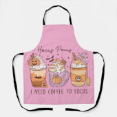 Halloween und Kaffee Schürze (Vorderseite)