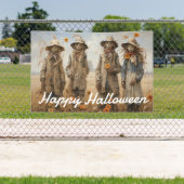 Halloween und niedliche Sonnenblumen Banner (Insitu)