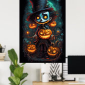 Halloween und Pumpkins Poster (Heimbüro)
