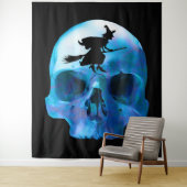 Halloween und Skull Tapestry Wandteppich (Beispiel)