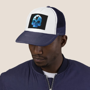 Halloween und Skull Trucker Hat Truckerkappe