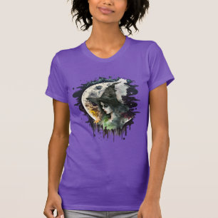 Halloween und Vollmond T-Shirt