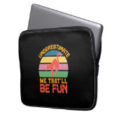 Halloween Underestimate Me That Will Be Fun Laptopschutzhülle (Vorderseite Links)