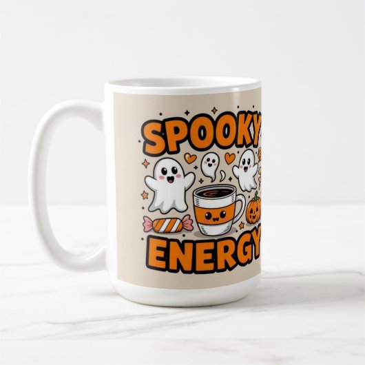Halloween unheimliche Energie-Mutter-Leben Kaffeetasse (Links)
