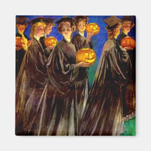 Halloween-Uni-Absolventen Magnet