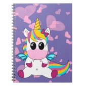 Halloween Unicorn Notizblock (Vorderseite)