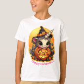 Halloween Unicorn T-Shirt (Vorderseite)