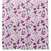 Halloween Unicorns Duschvorhang (Vorderseite)