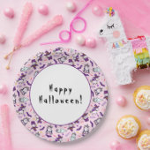 Halloween Unicorns Pappteller (Party)